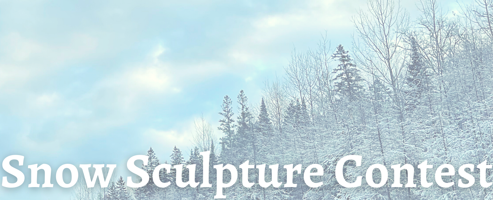 Snow sculpture